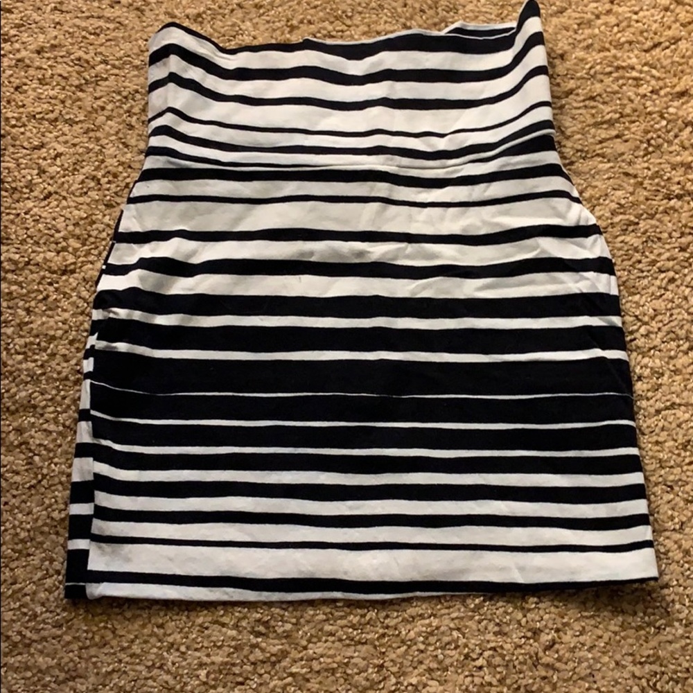 Black and white skirt